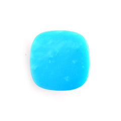 SLEEPING BEAUTY TURQUOISE PLAIN CUSHION CAB (AAA) 8 X 8 MM 1.93 Cts.