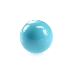 SLEEPING BEAUTY TURQUOISE PLAIN ROUND BALL (A) 8 MM 3.12 Cts.