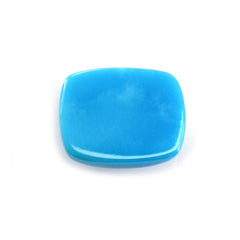 SLEEPING BEAUTY TURQUOISE PLAIN CUSHION CAB (AA) 10 X 8 MM 2.76 Cts.