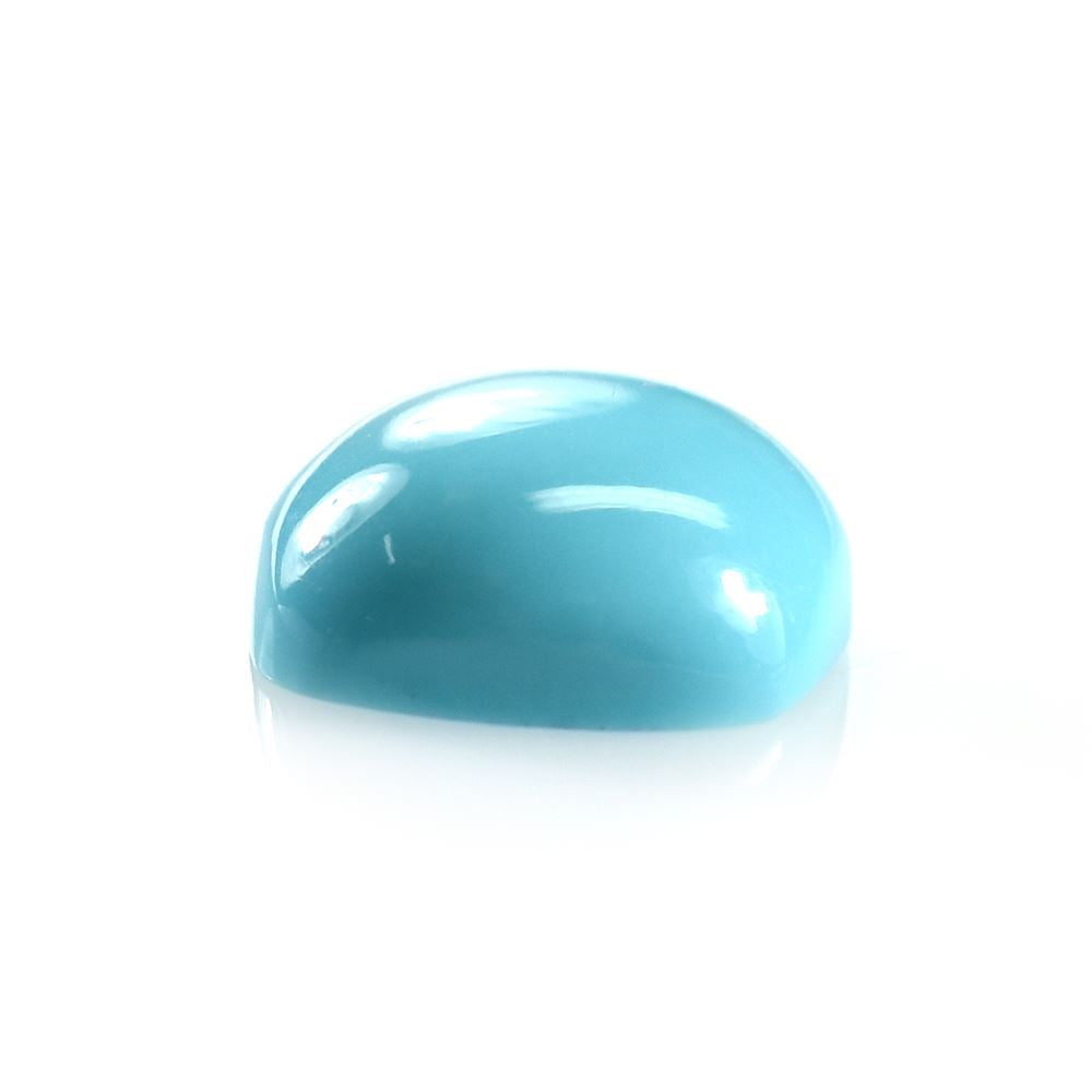 SLEEPING BEAUTY TURQUOISE PLAIN CUSHION CAB (A) 9 X 9 MM 2.15 Cts.