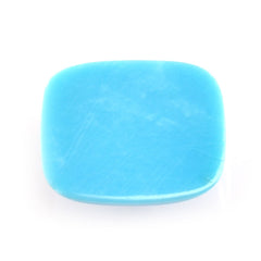 SLEEPING BEAUTY TURQUOISE PLAIN CUSHION CAB (AA) 11 X 9 MM 3.4 Cts.