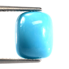 SLEEPING BEAUTY TURQUOISE PLAIN CUSHION CAB (AA) 11 X 9 MM 3.4 Cts.