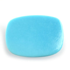 SLEEPING BEAUTY TURQUOISE PLAIN CUSHION CAB (A) 14.50 X 10.50 MM 5.25 Cts.