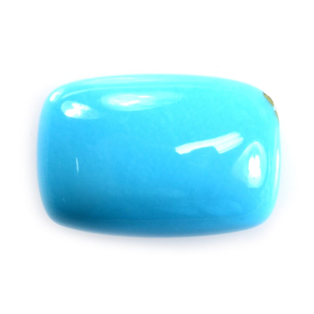 SLEEPING BEAUTY TURQUOISE PLAIN CUSHION CAB (A) 12 X 8 MM 2.83 Cts.