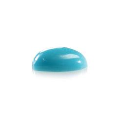 SLEEPING BEAUTY TURQUOISE PLAIN OVAL CAB (BLUE GREEN/AAA) 7 X 5 MM 0.63 Cts.