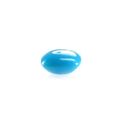 SLEEPING BEAUTY TURQUOISE PLAIN LENTIL CUSHION (SPECIAL) 5 X 5 MM 0.54 Cts.