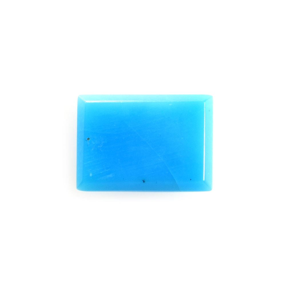 SLEEPING BEAUTY TURQUOISE PLAIN RECTANGLE CAB (SPECIAL) 7 X 5 MM 0.7 Cts.