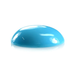 SLEEPING BEAUTY TURQUOISE PLAIN OVAL CAB (AAA) 14.00X12.00 MM 5.10 CTS