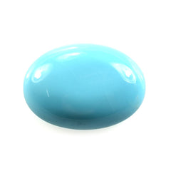 SLEEPING BEAUTY TURQUOISE PLAIN OVAL CAB (A) 14.00X10.00 MM 3.73 Cts.