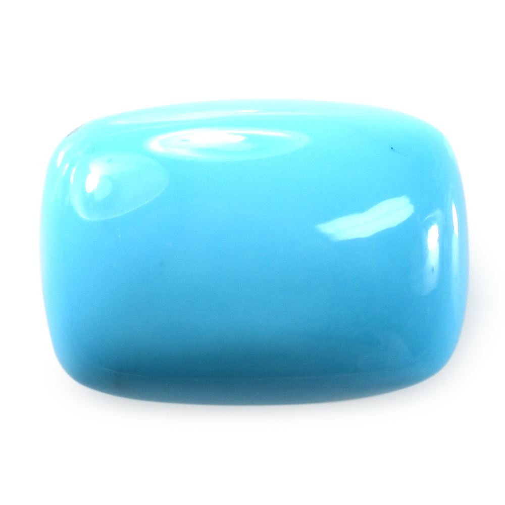 SLEEPING BEAUTY TURQUOISE PLAIN CUSHION CAB (AA) 14 X 10 MM 4.37 Cts.