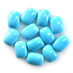 SLEEPING BEAUTY TURQUOISE PLAIN CUSHION CAB (AA) 14 X 10 MM 4.37 Cts.