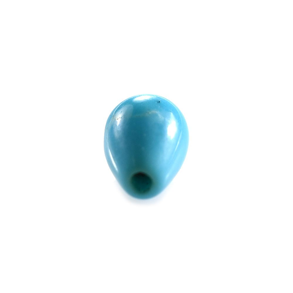 SLEEPING BEAUTY TURQUOISE PLAIN DROPS (AA) 6 X 4 MM (HALF DRILL) - 0.70 MM 0.68 Cts.