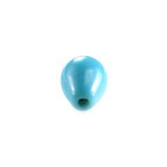 SLEEPING BEAUTY TURQUOISE PLAIN DROPS (A) 6 X 4 MM (HALF DRILL) - 0.70 MM 0.58 Cts.