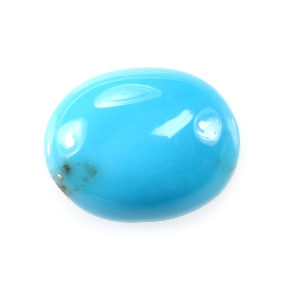 TURQUOISE PERSIAN WITH MATRIX PLAIN OVAL CAB (AAA) 10.00X8.00 MM 2.09 Cts.
