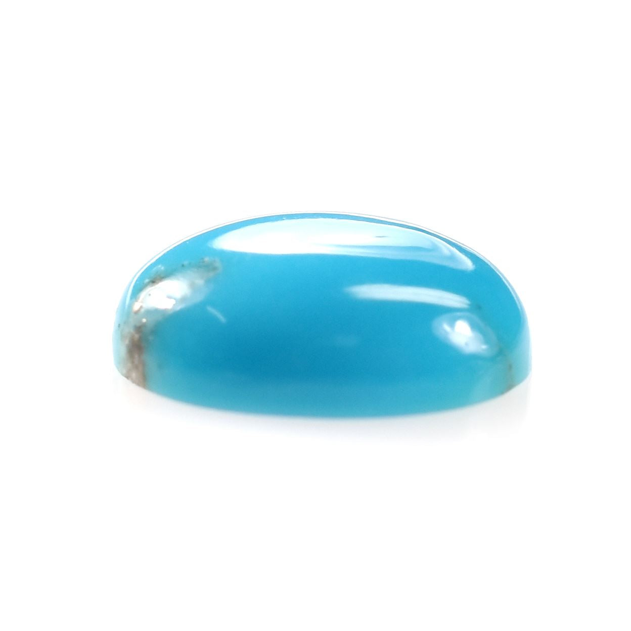TURQUOISE PERSIAN WITH MATRIX PLAIN OVAL CAB (AAA) 10.00X8.00 MM 2.09 Cts.