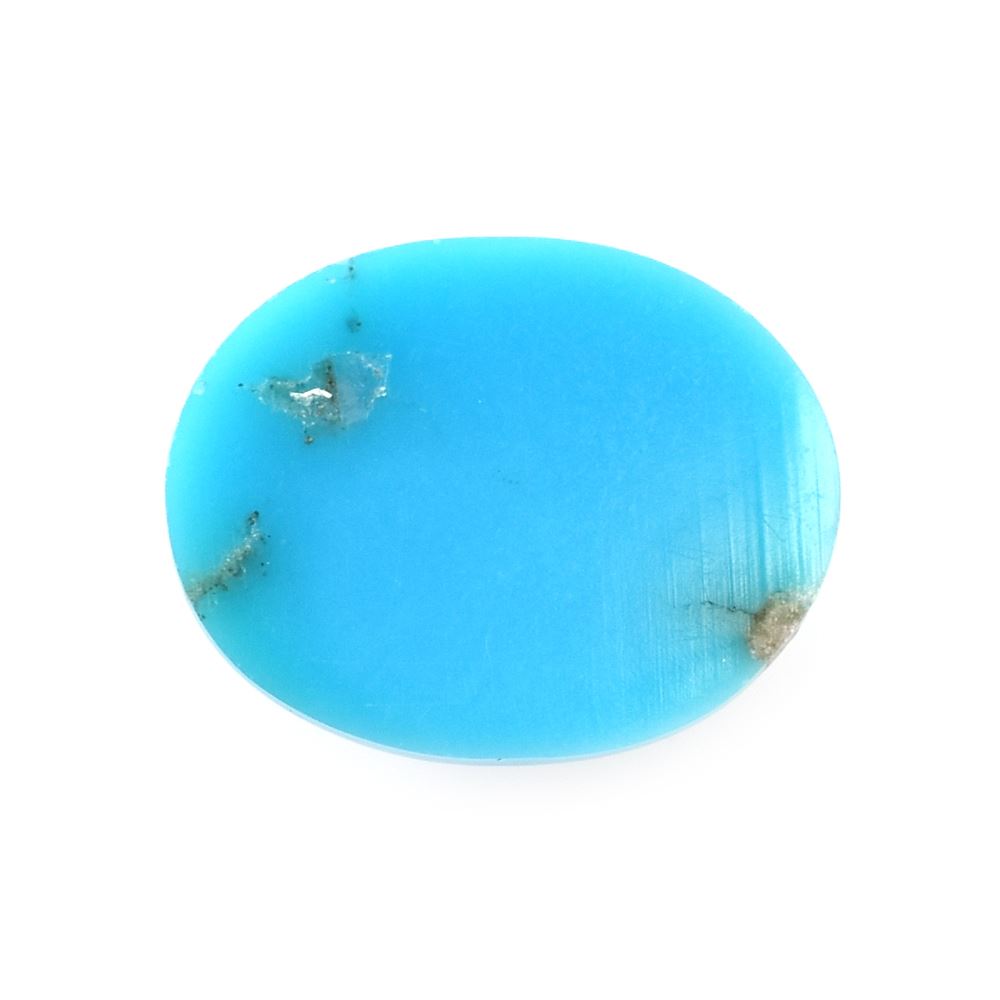 TURQUOISE PERSIAN WITH MATRIX PLAIN OVAL CAB (AAA) 10.00X8.00 MM 2.09 Cts.