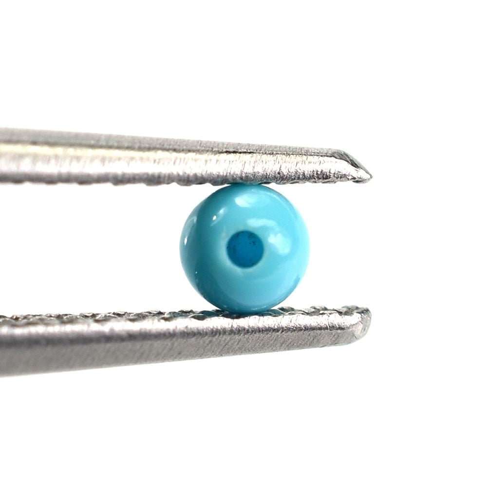 SLEEPING BEAUTY TURQUOISE PLAIN BALL (A) 3 MM 0.17 Cts.