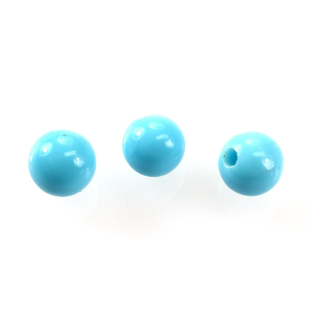 SLEEPING BEAUTY TURQUOISE PLAIN BALL (A) 3 MM 0.17 Cts.