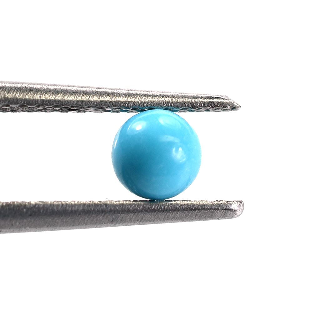 SLEEPING BEAUTY TURQUOISE PLAIN BALL (AA) 4.00 MM 1.17 Cts.