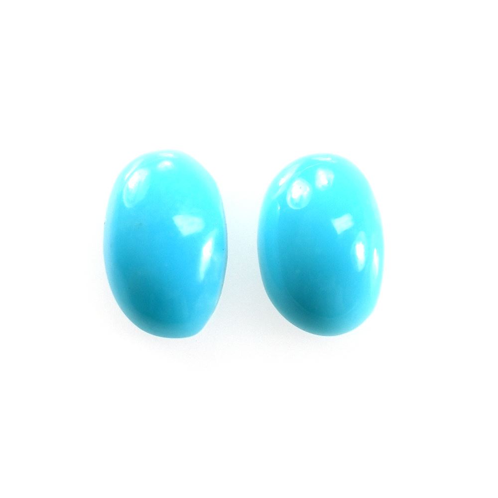 SLEEPING BEAUTY TURQUOISE PLAIN OVAL CAB (AA) 4.50 X 3 MM 0.13 Cts.