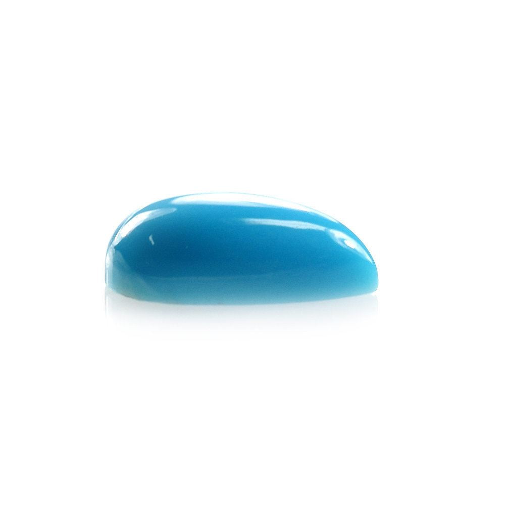 SLEEPING BEAUTY TURQUOISE PLAIN PEAR CAB (AAA/CLEAN) 9 X 6 MM 1.20 Cts.