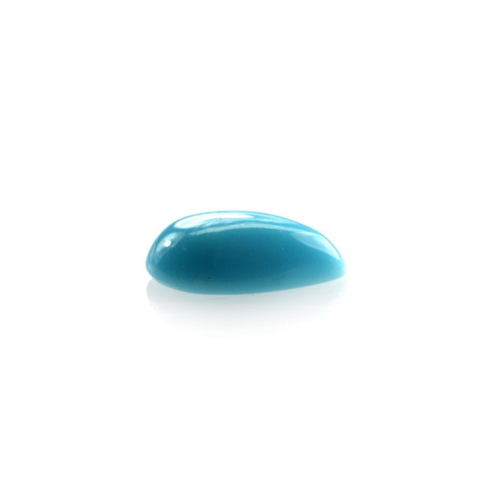 SLEEPING BEAUTY TURQUOISE PLAIN PEAR CAB (A/CLEAN) 6 X 4 MM 0.33 Cts.