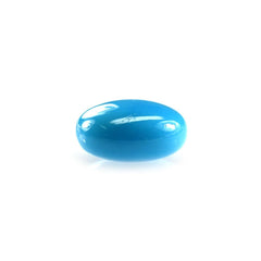 SLEEPING BEAUTY TURQUOISE PLAIN LENTIL ROUND (AAA) 7 X 7 MM 1.37 Cts.