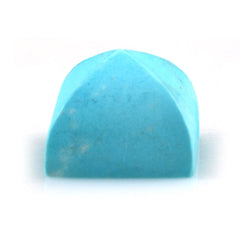 SLEEPING BEAUTY TURQUOISE PYRAMID SQUARE CAB 10MM 5.68 Cts.