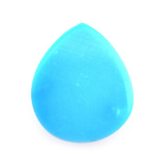 SLEEPING BEAUTY TURQUOISE PLAIN PEAR CAB (AAA/SI) 12.50 X 10.50 MM 3.59 Cts.