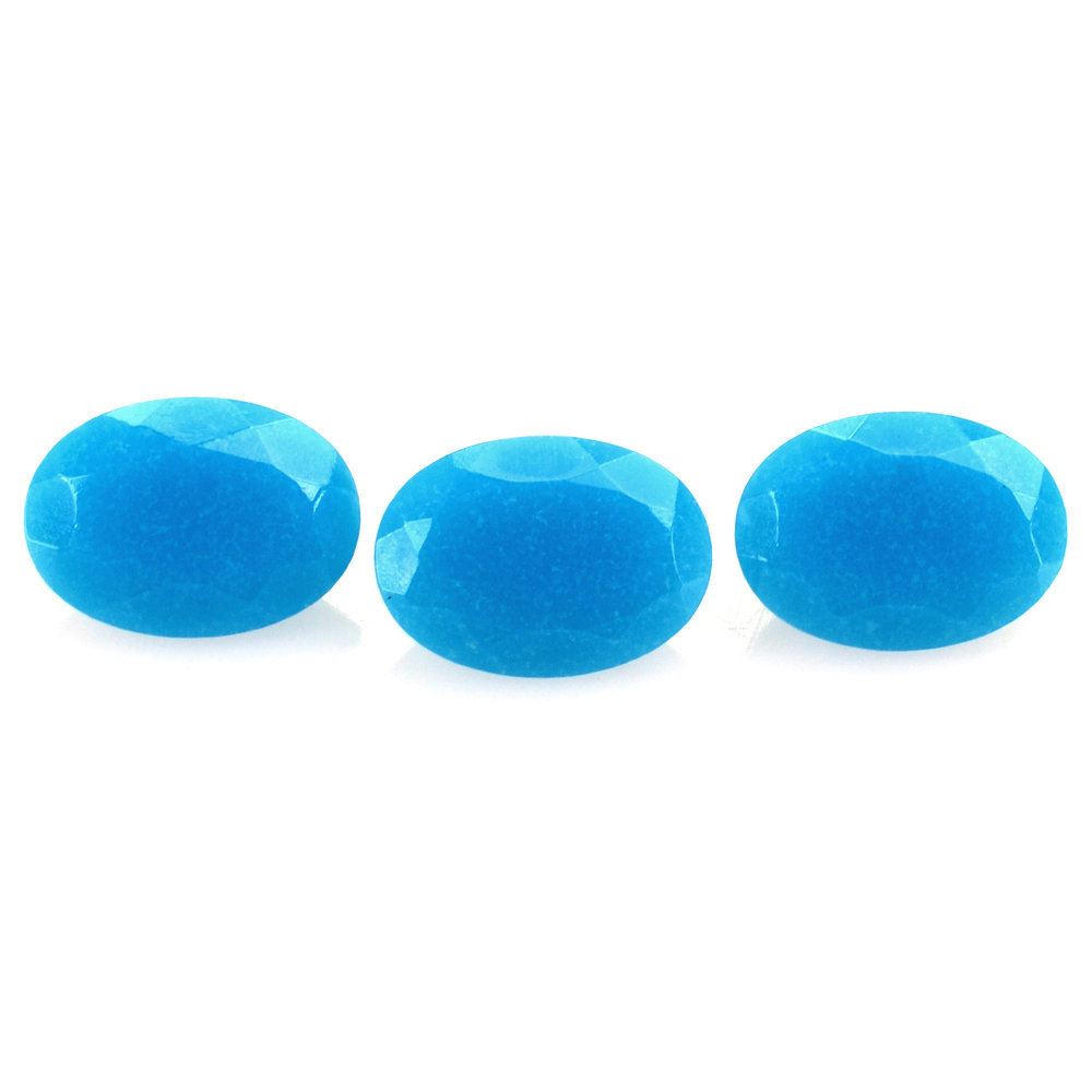 SLEEPING BEAUTY TURQUOISE CUT OVAL 7X5MM 0.68 Cts.