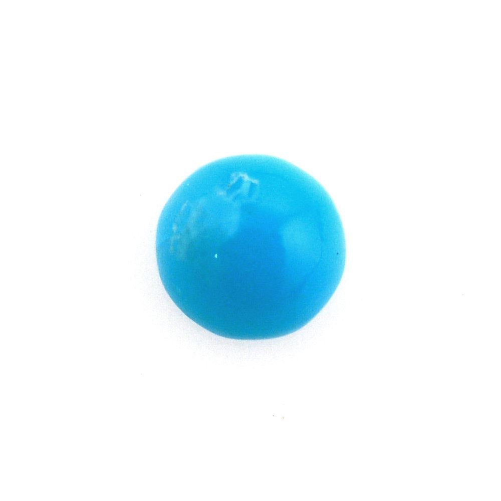SLEEPING BEAUTY TURQUOISE ROUND CAB 3MM 0.12 Cts.