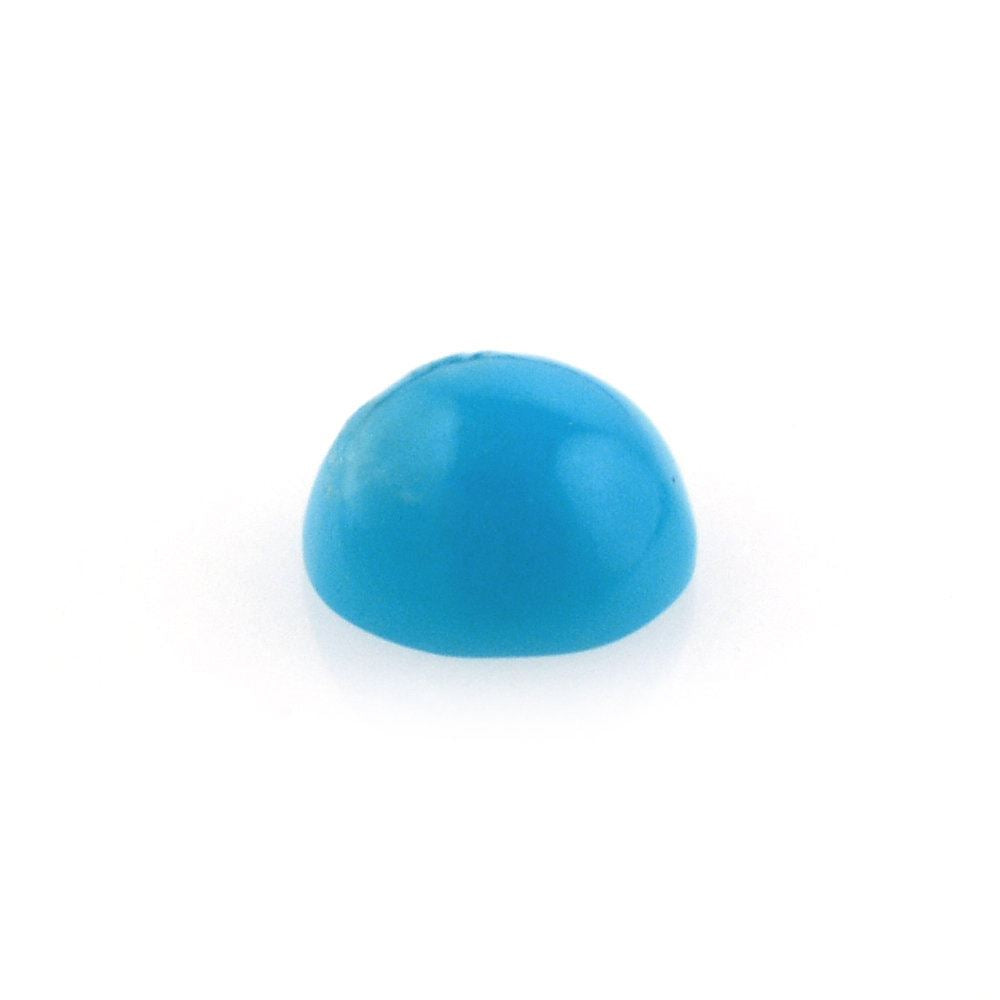 SLEEPING BEAUTY TURQUOISE ROUND CAB 3MM 0.12 Cts.