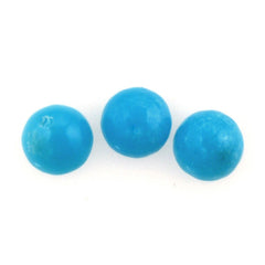 SLEEPING BEAUTY TURQUOISE ROUND CAB 3MM 0.12 Cts.