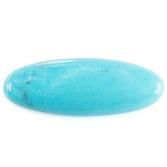 SLEEPING BEAUTY TURQUOISE PLAIN OVAL CAB 28.50X10.50MM 9.78 Cts.