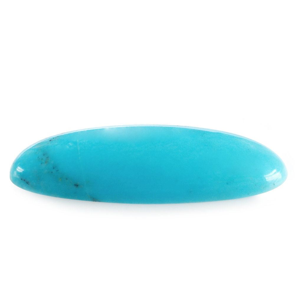 SLEEPING BEAUTY TURQUOISE PLAIN OVAL CAB 28.50X10.50MM 9.78 Cts.