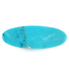 SLEEPING BEAUTY TURQUOISE PLAIN OVAL CAB 28.50X10.50MM 9.78 Cts.