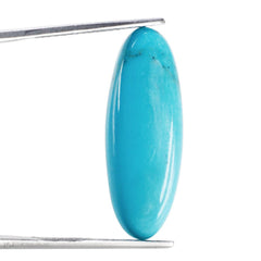 SLEEPING BEAUTY TURQUOISE PLAIN OVAL CAB 28.50X10.50MM 9.78 Cts.