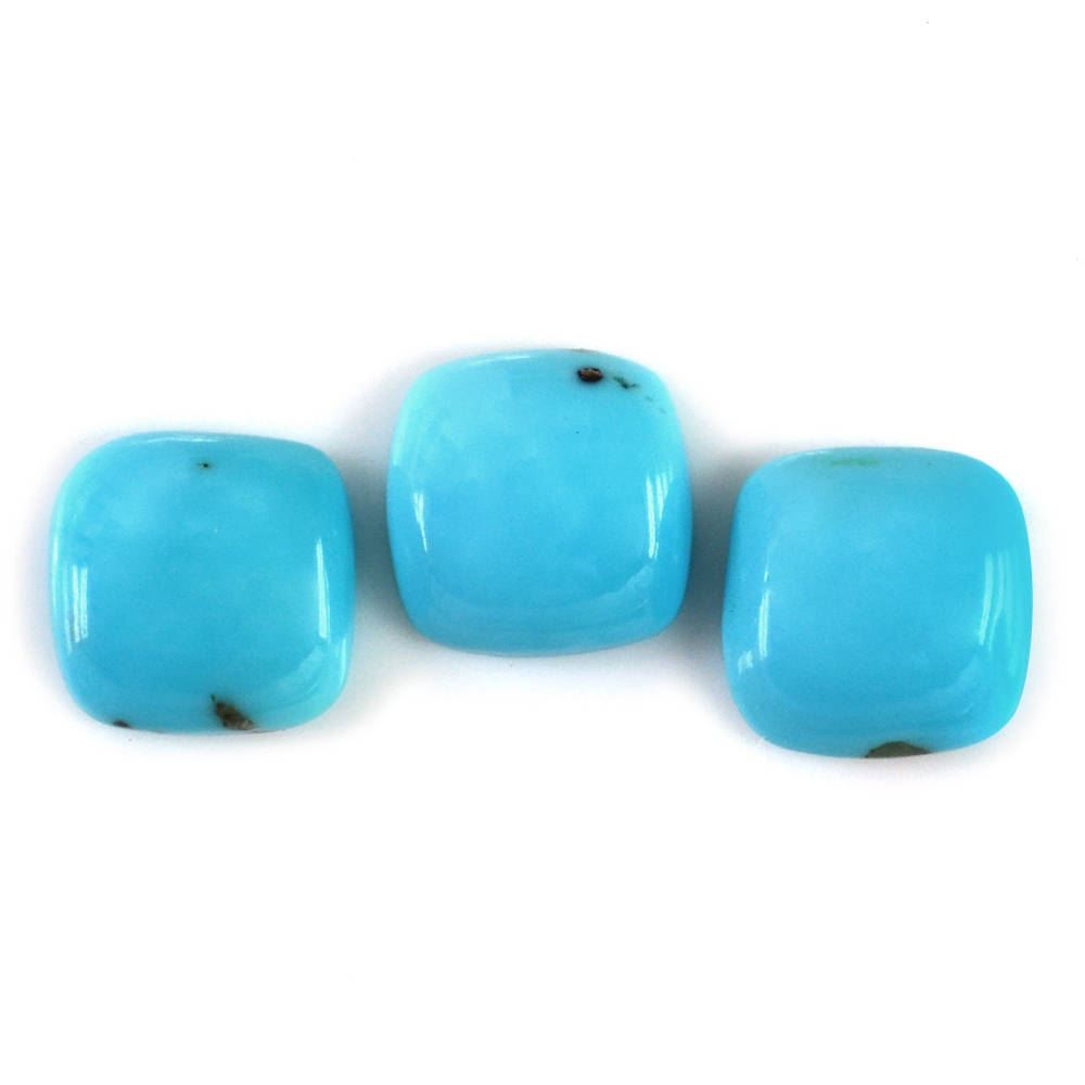 SLEEPING BEAUTY TURQUOISE CUSHION CAB (SI) (BLUE) 7MM 1.02 Cts.