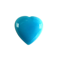 SLEEPING BEAUTY TURQUOISE PLAIN HEART CAB 7MM 1.10 Cts.