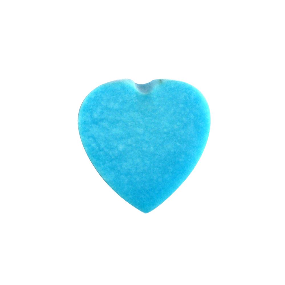 SLEEPING BEAUTY TURQUOISE PLAIN HEART CAB 7MM 1.10 Cts.