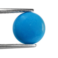 SLEEPING BEAUTY TURQUOISE ROUND CAB 10MM 2.87 Cts.
