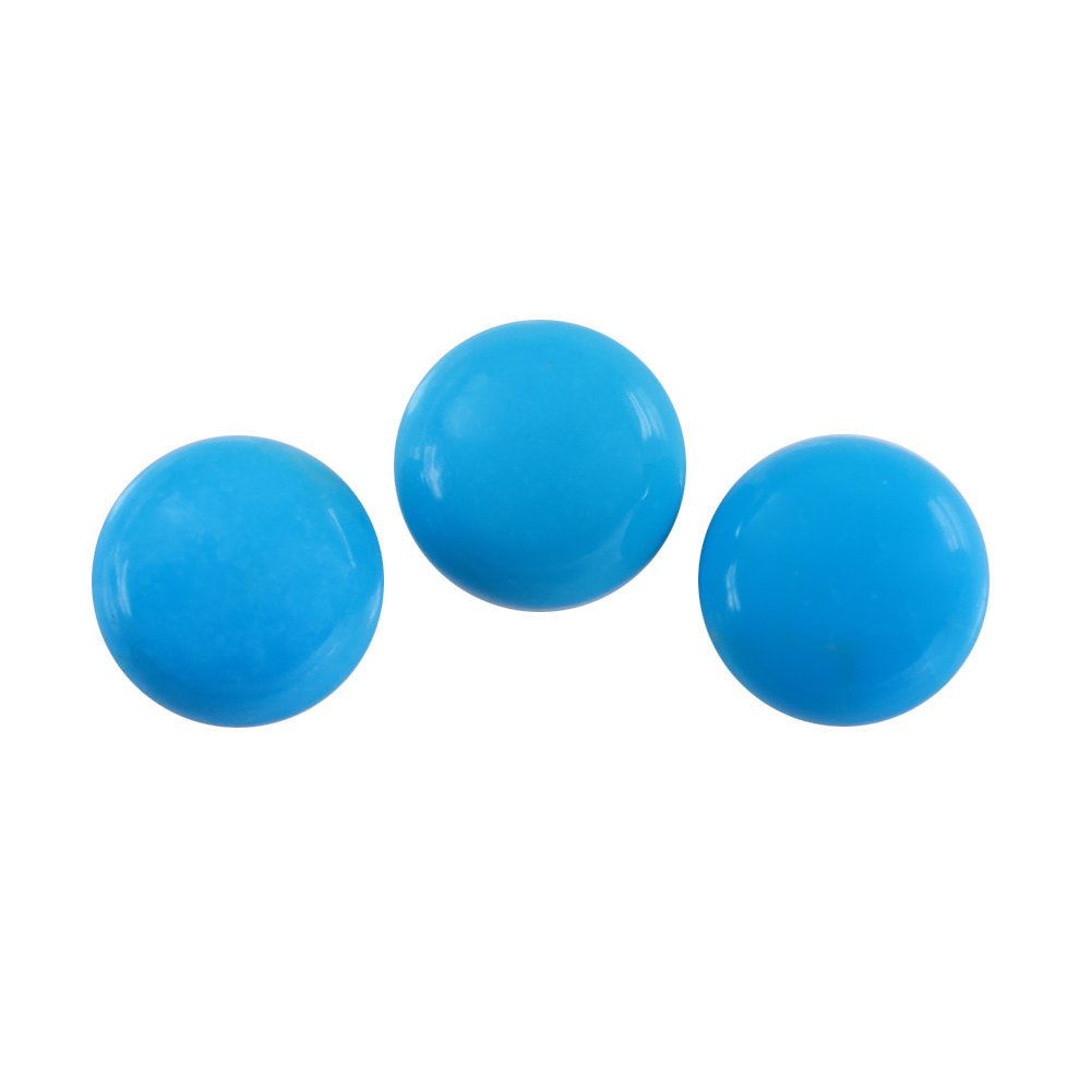 SLEEPING BEAUTY TURQUOISE ROUND CAB 10MM 2.87 Cts.
