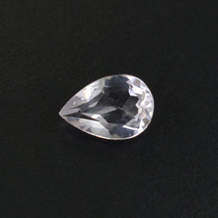 WHITE AQUAMARINE (LITE PINK) CUT PEAR 6x4MM 0.32 Cts.