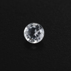 WHITE AQUAMARINE CUT ROUND 2.00MM 0.03 Cts.