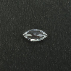 WHITE BERYL CUT MARQUISE (OFF WHITE)(SI) 8.00X4.00 MM 0.36 Cts.