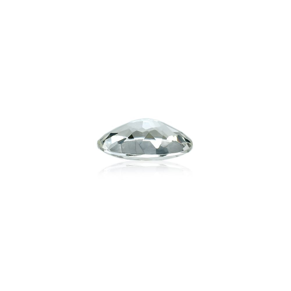 WHITE BERYL CUT OVAL (OFF WHITE) 8.00X6.00 MM 0.90 Cts.