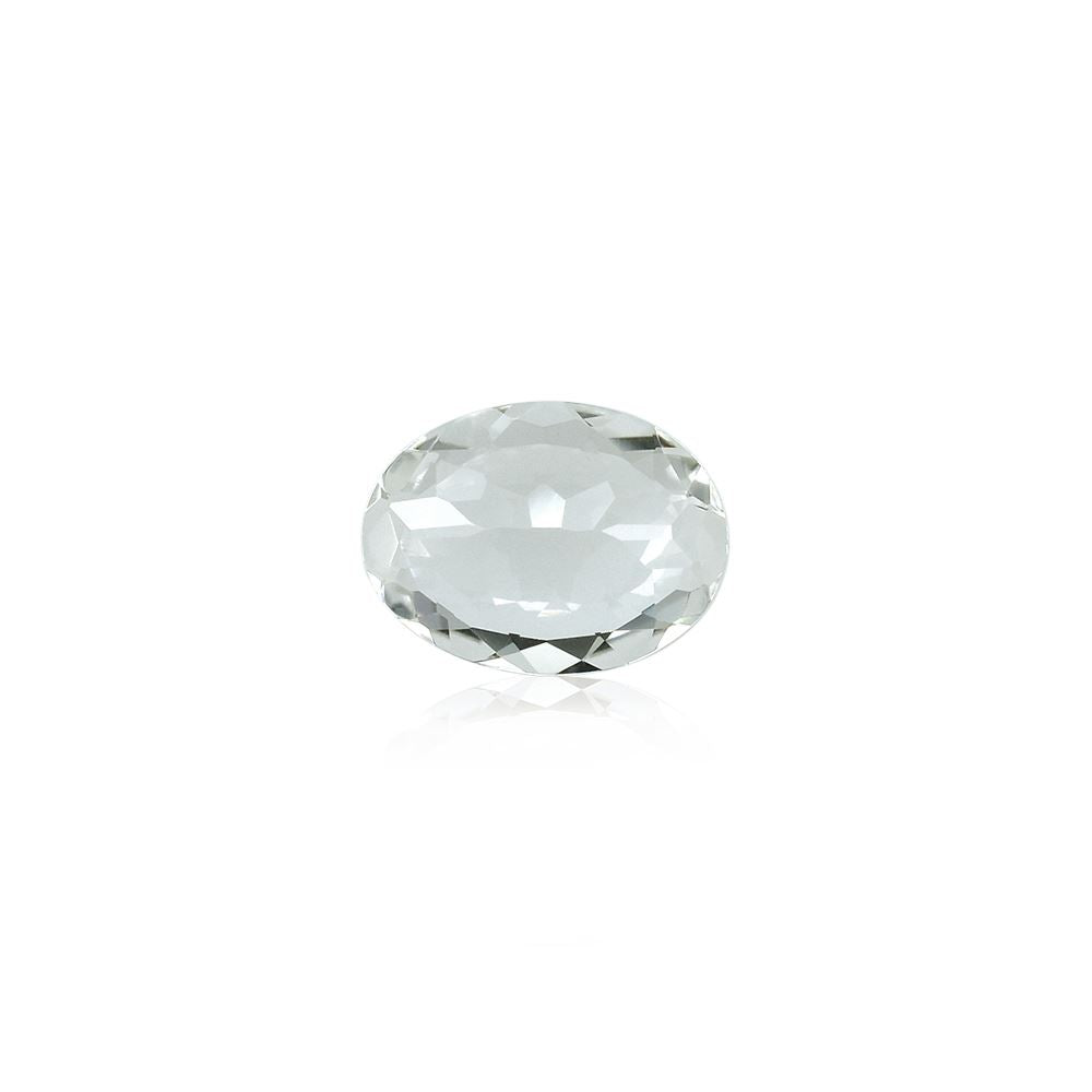 WHITE BERYL CUT OVAL (OFF WHITE) 8.00X6.00 MM 0.90 Cts.