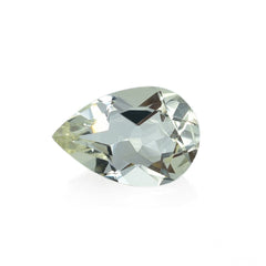 WHITE BERYL CUT PEAR (OFF WHITE)(SI) 9.00X6.00 MM 1.18 Cts.