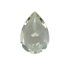 WHITE BERYL CUT PEAR (OFF WHITE)(SI) 9.00X6.00 MM 1.18 Cts.