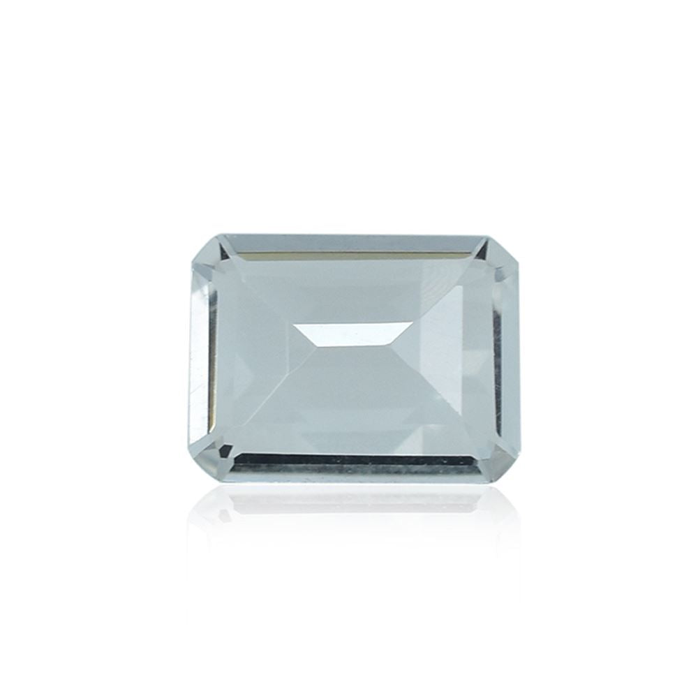 WHITE BERYL CUT OCTAGON (OFF WHITE) 8.00X6.00 MM 1.45 Cts.